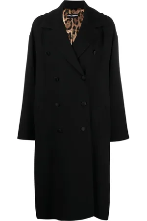 Dolce & Gabbana Double-breasted virgin wool-blend coat