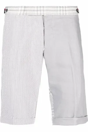 Thom Browne Low rise skinny side tab shorts