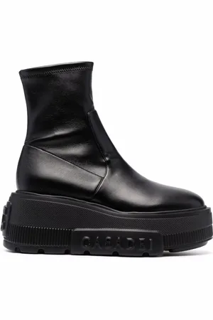 Casadei C-Chain platform ankle boots