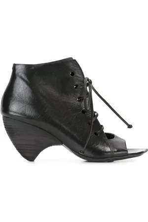 MARSÈLL Structured lace-up ankle boots