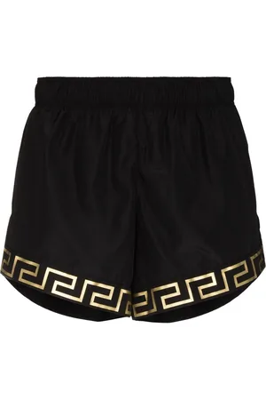 VERSACE Greca logo-print shorts