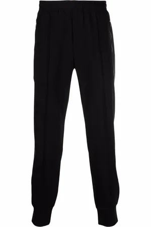 Emporio Armani Solid-colour slim-fit track pants