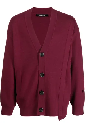 SONGZIO Asymmetric V-neck cardigan