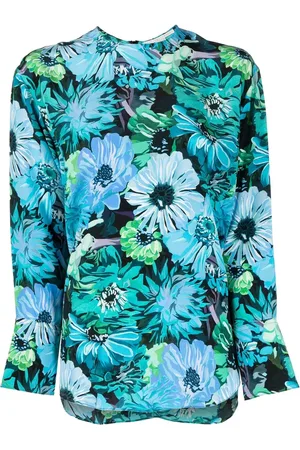 Stella McCartney Floral-print silk blouse