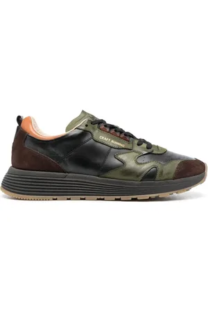 Moma Panelled lace-up sneakers