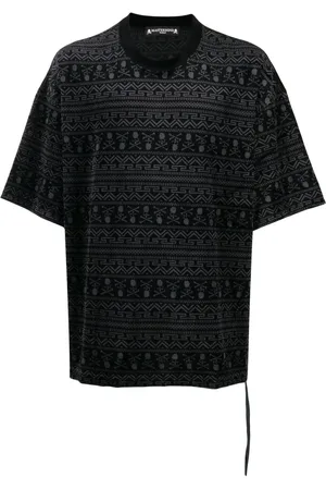 MASTERMIND Abstract-pattern short-sleeve T-shirt