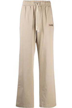 Palm Angels Side-stripe straight-leg trousers