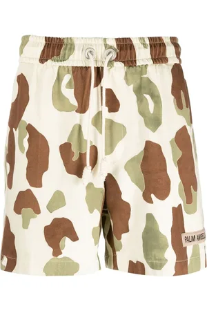 Palm Angels Camouflage-print drawstring shorts
