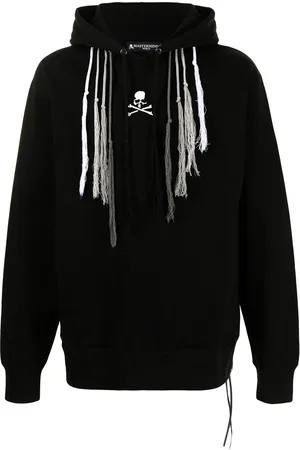 MASTERMIND Logo-print tassel-detail hoodie