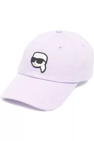 Karl Lagerfeld Ikonik 2.0 logo-patch cap