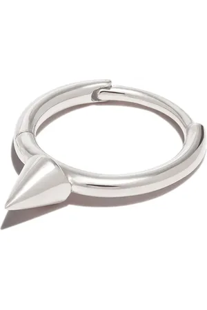 Maria Tash 18kt white Short Spike single earring