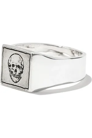 Pyrrha Skull square signet ring