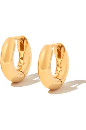 Hatton Labs Plated thick hoop earrings