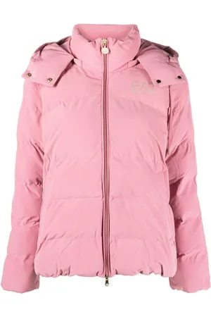EA7 Hooded zip-up jacket
