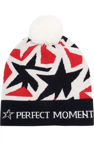 Perfect Moment Beanies - Logo star intarsia-knit beanie