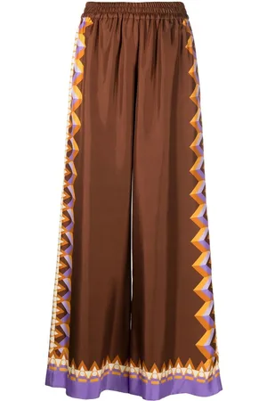 La DoubleJ Printed wide-leg trousers