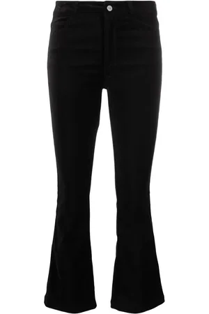 Paige Mid-rise flared jeans