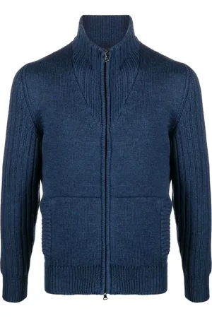 Paul & Shark High-neck zip-up cardigan