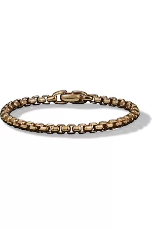 David Yurman 18kt yellow Box Chain bracelet (5mm)