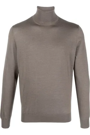 COLOMBO Roll-neck fine knit jumper