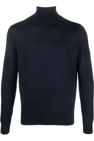 COLOMBO Roll-neck fine knit jumper