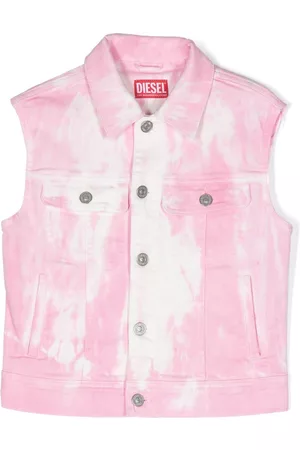 White denim hot sale vest girls