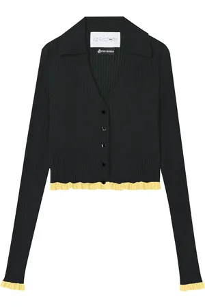 AZ FACTORY X Ester Manas ribbed cropped cardigan