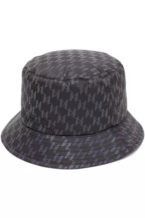 Karl Lagerfeld Women Hats - Monogram-pattern bucket-hat