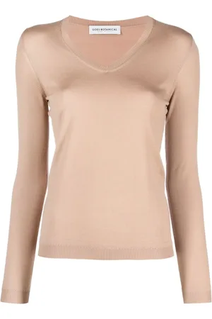 GOES BOTANICAL V-neck knitted sweater