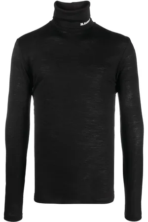 Jil Sander Logo-print roll-neck jumper