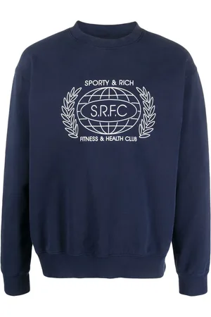 Sporty & Rich SRFC-print cotton sweatshirt