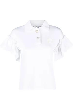 Viktor & Rolf Ruffle-sleeve polo shirt