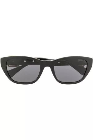 Moschino Women Sunglasses - Buckle-detail rectangle-frame sunglasses