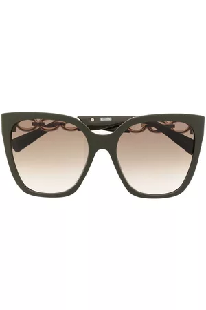 Moschino Women Sunglasses - Chain-detail oversized sunglasses