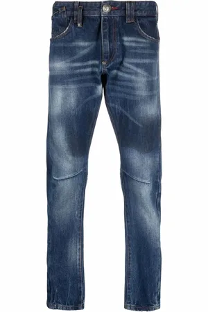 Philipp Plein Iconic Plein Milano cut jeans