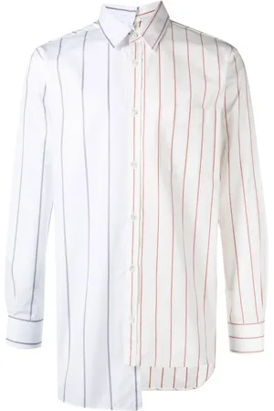 Lanvin Two-tone pinstripe shirt