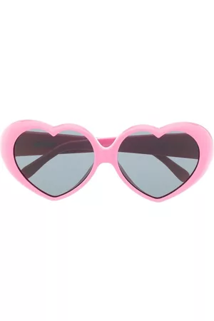 Moschino Heart-frame sunglasses