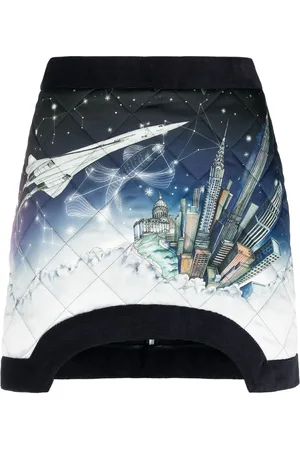 Casablanca Vol De Nuit quilted miniskirt