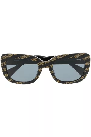 Moschino Women Sunglasses - Logo-print square-frame sunglasses