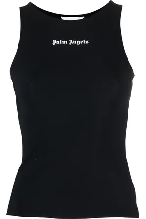 Palm Angels Logo-print tank top