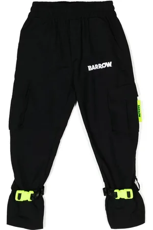 BARROW Buckle-strap cuff trousers