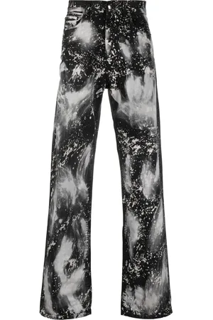 DARKPARK Paint splatter-print straight-leg jeans