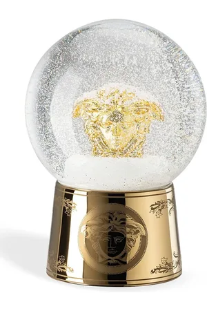 VERSACE Golden Medusa snow globe