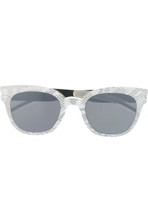 MYKITA Python-print wayfarer-frame sunglasses