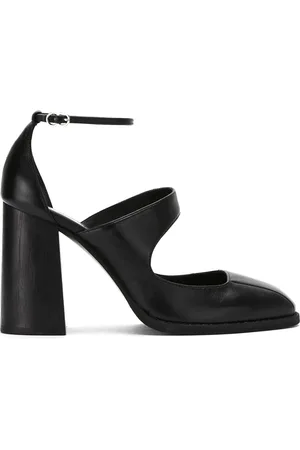 Studio Chofakian Leather cut out pumps