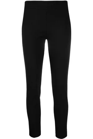 BLANCA Pressed-crease leggings