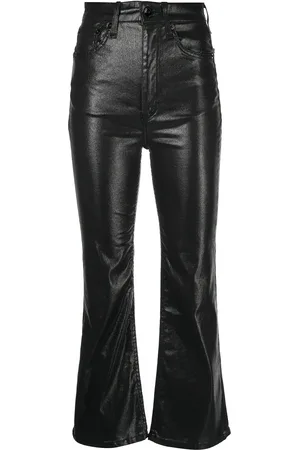 RAG&BONE Coated flared cropped jeans
