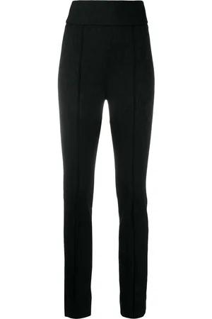 Roberto Cavalli Leopard jacquard high-waisted leggings