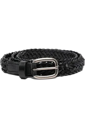 Golden Goose Houston woven leather belt