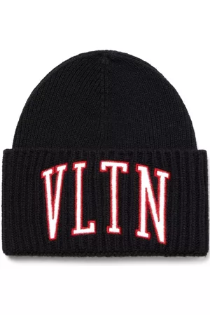 VALENTINO Men Beanies - VLTN chunky-knit beanie